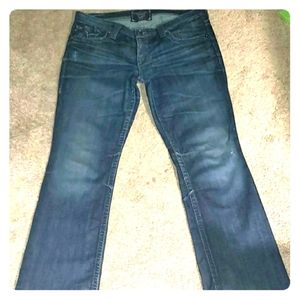 Big Star LIV boot cut jeans 32L Dark Wash